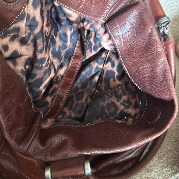 Leather B MAKOWSKY HAND BAG - Picture 4 of 4